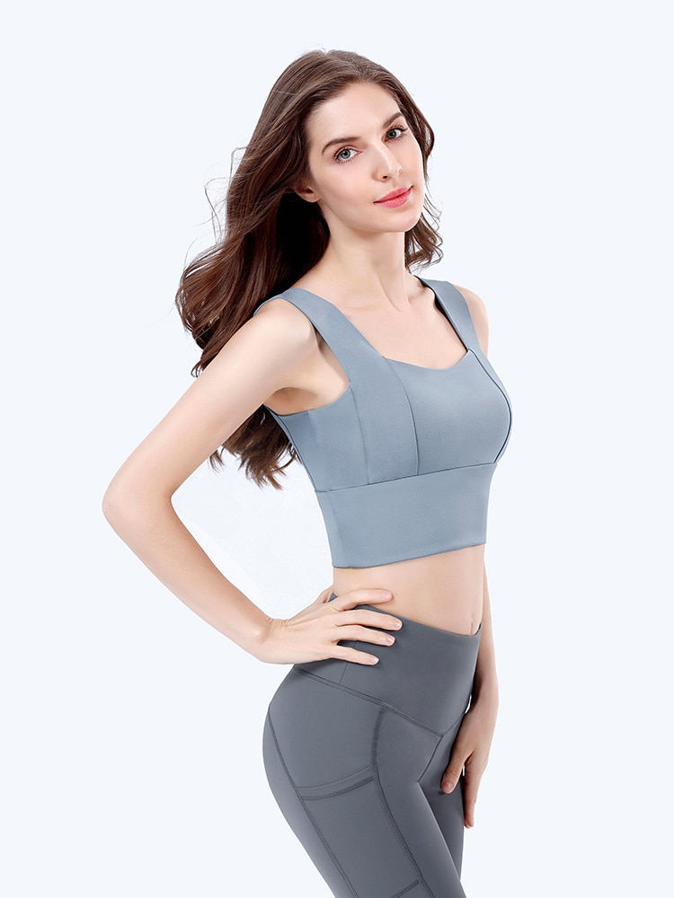 Sports Bras Women Yoga Vest Underwear Bralette Seamless Top For Women's Running Gym High Impact Push Up Training Without Frame