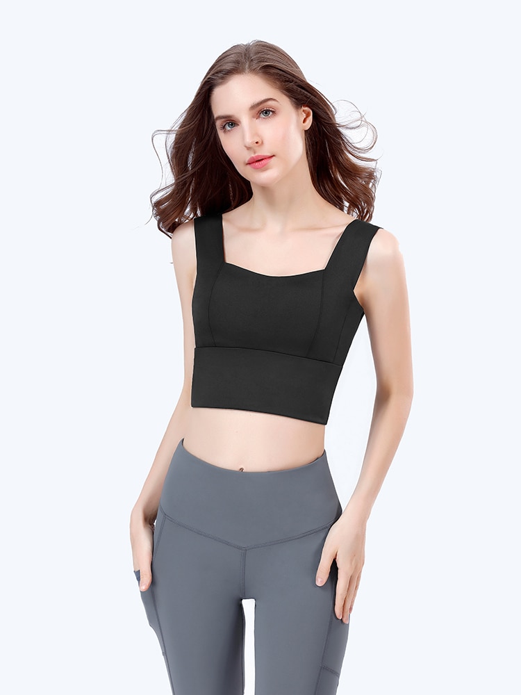 Sports Bras Women Yoga Vest Underwear Bralette Seamless Top For Women's Running Gym High Impact Push Up Training Without Frame