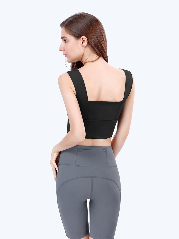 Sports Bras Women Yoga Vest Underwear Bralette Seamless Top For Women's Running Gym High Impact Push Up Training Without Frame