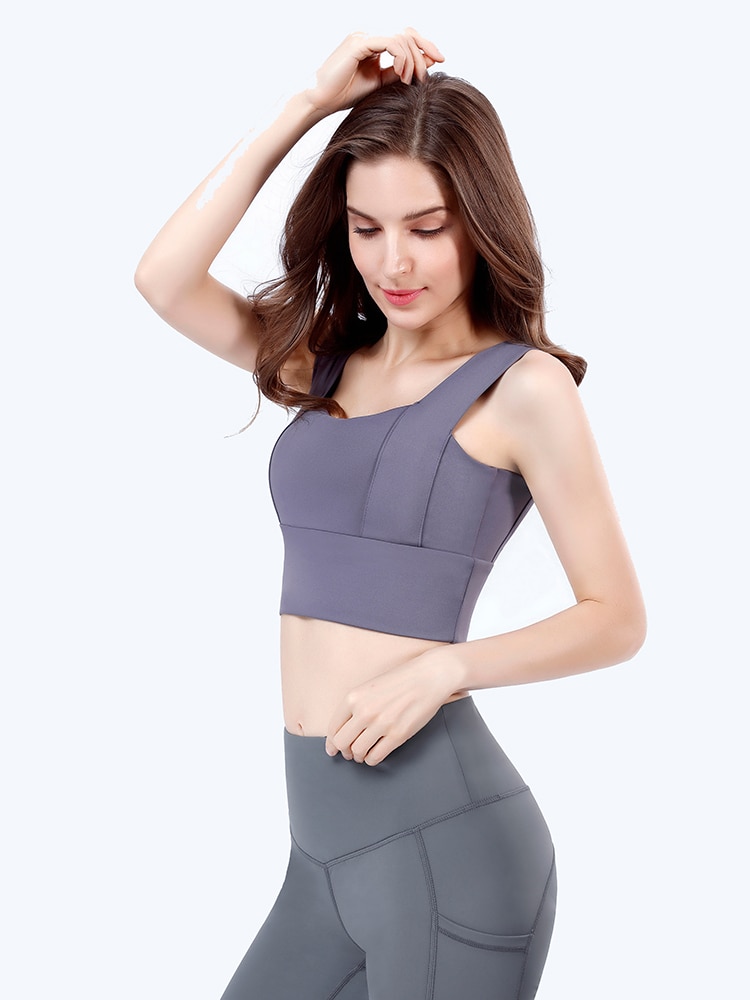 Sports Bras Women Yoga Vest Underwear Bralette Seamless Top For Women's Running Gym High Impact Push Up Training Without Frame