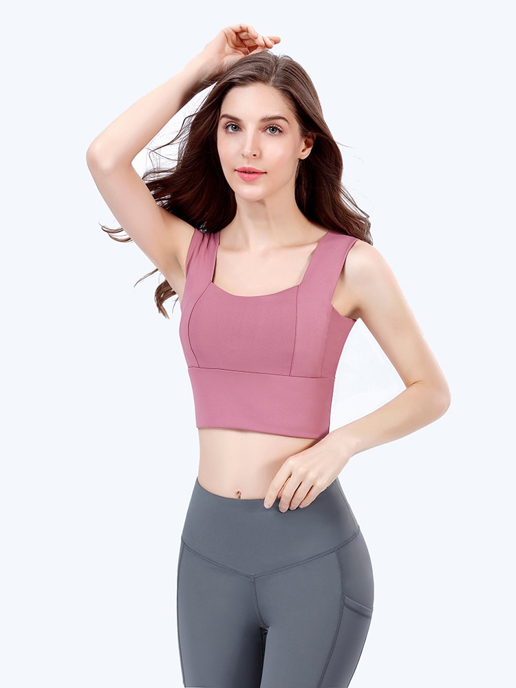 Sports Bras Women Yoga Vest Underwear Bralette Seamless Top For Women's Running Gym High Impact Push Up Training Without Frame