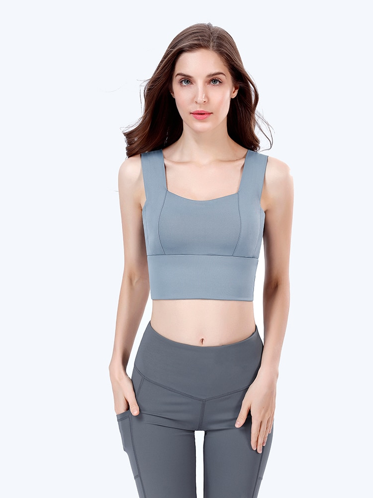 Sports Bras Women Yoga Vest Underwear Bralette Seamless Top For Women's Running Gym High Impact Push Up Training Without Frame