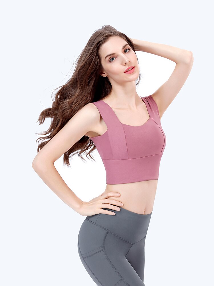 Sports Bras Women Yoga Vest Underwear Bralette Seamless Top For Women's Running Gym High Impact Push Up Training Without Frame
