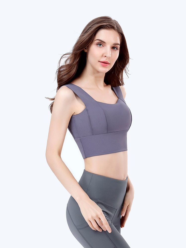 Sports Bras Women Yoga Vest Underwear Bralette Seamless Top For Women's Running Gym High Impact Push Up Training Without Frame