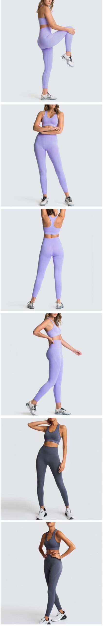 2020 Women's Yoga Set Seamless Sportswear 2-Piece Gym Yoga Clothes Sports Bra + Leggings Running Wear Skinny Sports Set Suits L 2020 Women's Yoga Set Seamless Sportswear 2-Piece Gym Yoga Clothes Sports Bra + Leggings Running Wear Skinny Sports Set Suits L