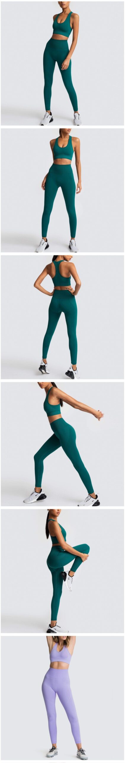 2020 Women's Yoga Set Seamless Sportswear 2-Piece Gym Yoga Clothes Sports Bra + Leggings Running Wear Skinny Sports Set Suits L 2020 Women's Yoga Set Seamless Sportswear 2-Piece Gym Yoga Clothes Sports Bra + Leggings Running Wear Skinny Sports Set Suits L
