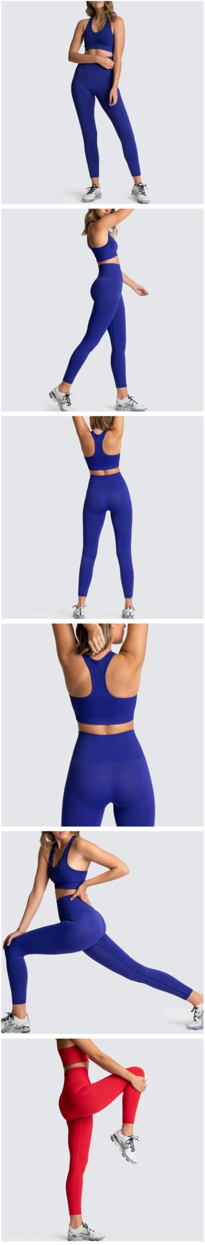 2020 Women's Yoga Set Seamless Sportswear 2-Piece Gym Yoga Clothes Sports Bra + Leggings Running Wear Skinny Sports Set Suits L 2020 Women's Yoga Set Seamless Sportswear 2-Piece Gym Yoga Clothes Sports Bra + Leggings Running Wear Skinny Sports Set Suits L