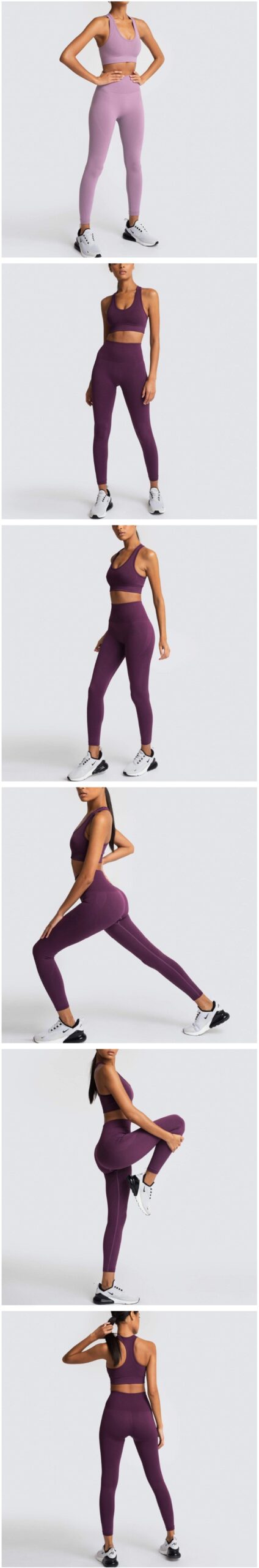 2020 Women's Yoga Set Seamless Sportswear 2-Piece Gym Yoga Clothes Sports Bra + Leggings Running Wear Skinny Sports Set Suits L 2020 Women's Yoga Set Seamless Sportswear 2-Piece Gym Yoga Clothes Sports Bra + Leggings Running Wear Skinny Sports Set Suits L