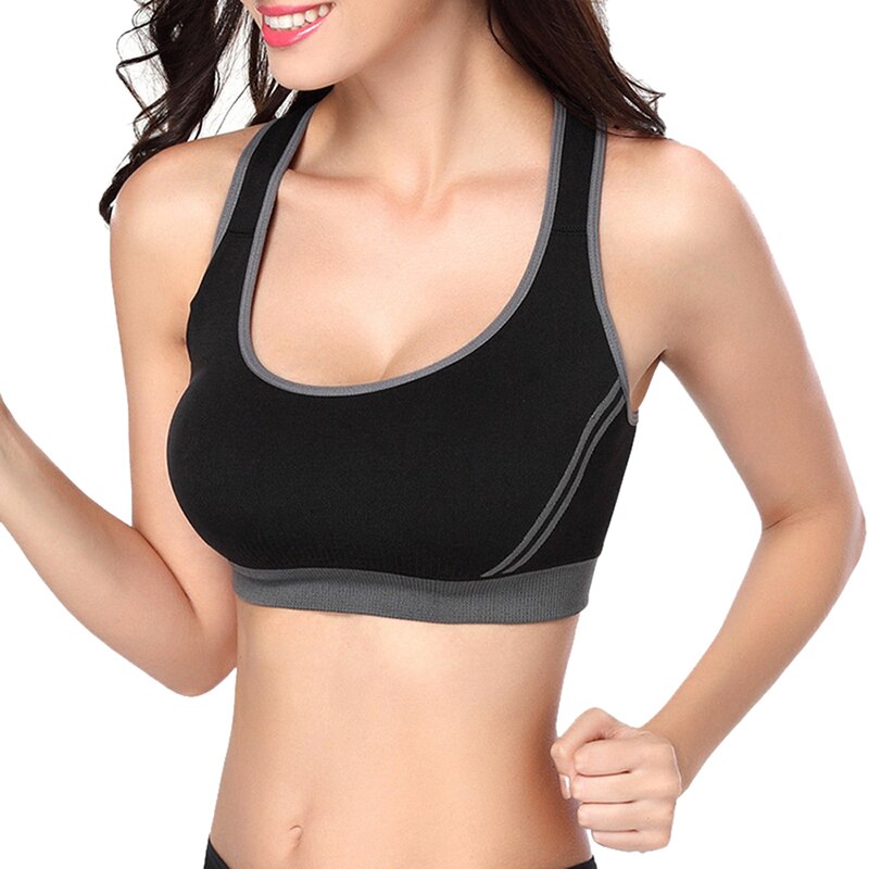 Sexy Women Sports Bra Tops High Impact For Gym Fitness Yoga Running Female Pad Sportswear Tank Tops Sports Push Up Bras Hot Sale