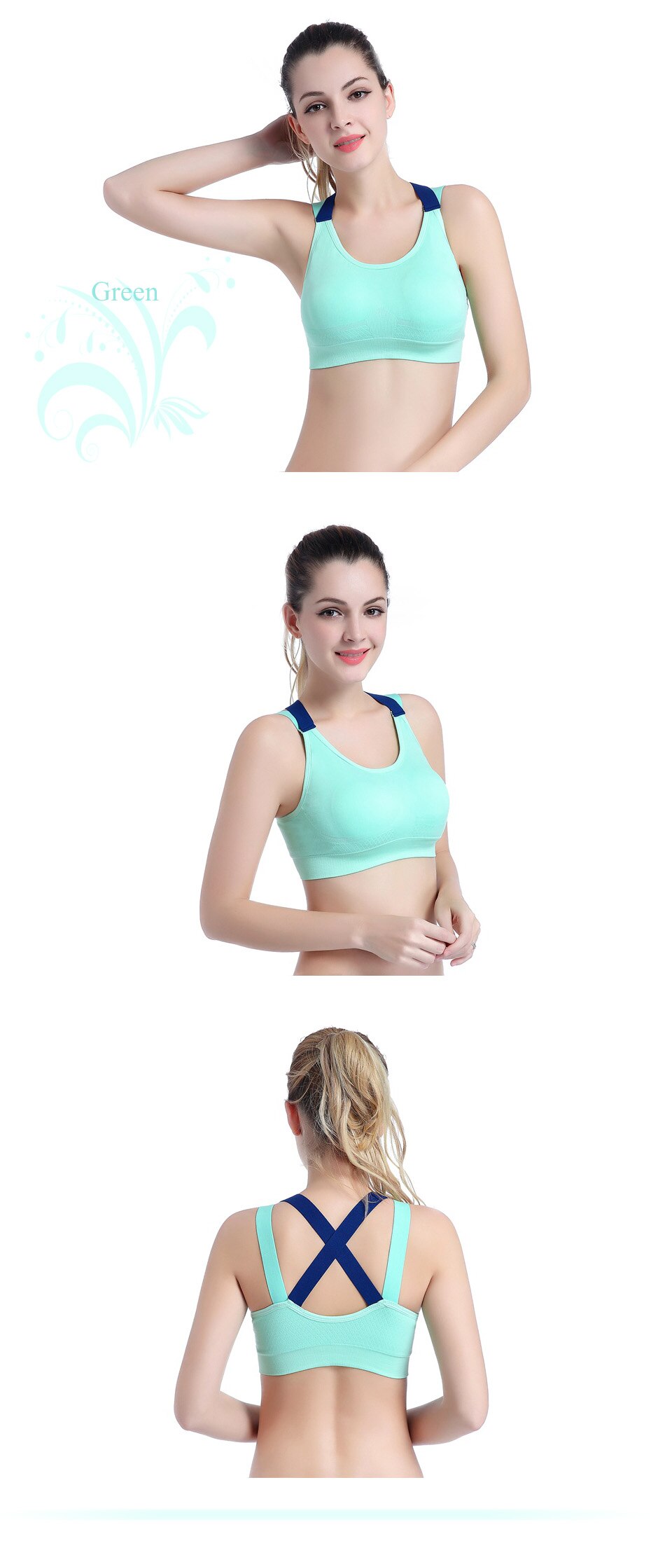 Lovely Push Up Sports Bra XL For Women Cross Straps Wireless Padded Comfy Gym Bra Yoga Underwear Active Wear Workout Fitness Top Lovely Push Up Sports Bra XL For Women Cross Straps Wireless Padded Comfy Gym Bra Yoga Underwear Active Wear Workout Fitness Top