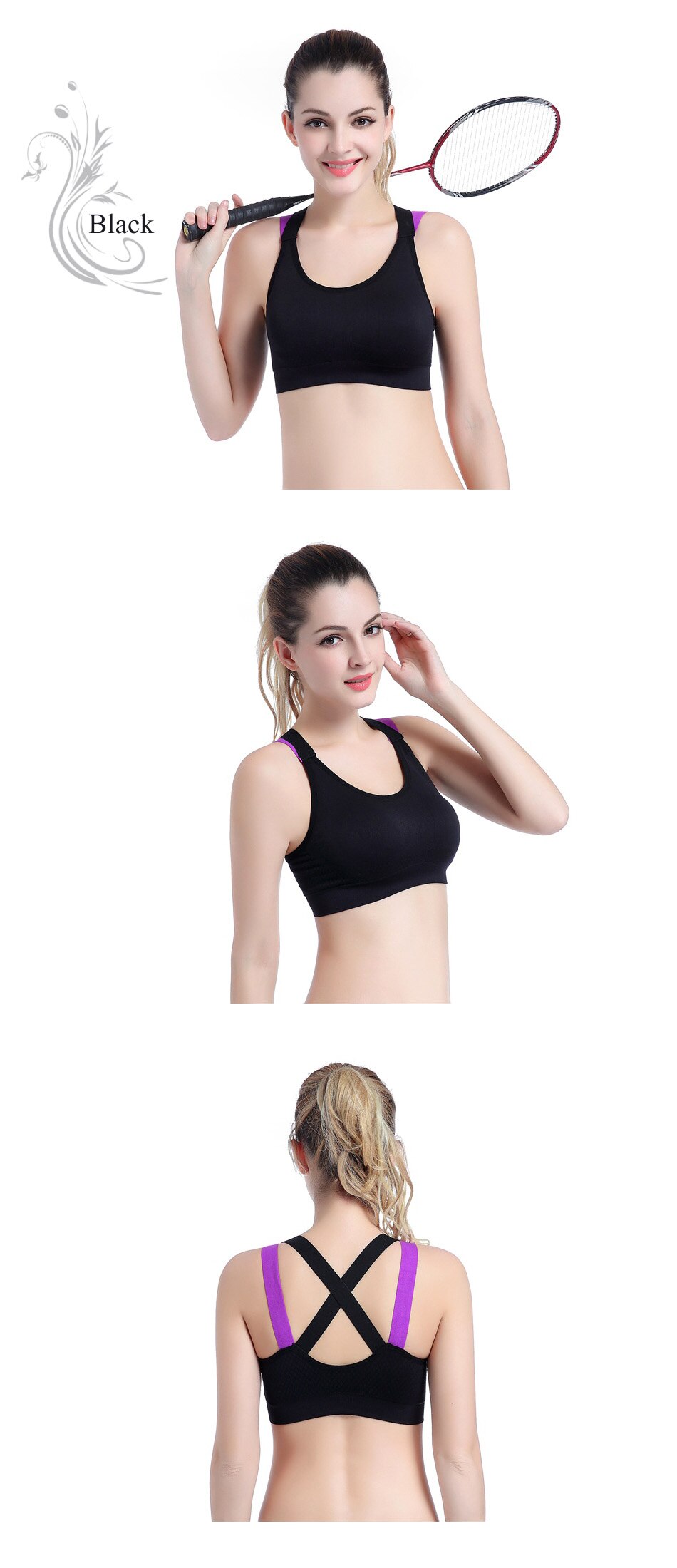 Lovely Push Up Sports Bra XL For Women Cross Straps Wireless Padded Comfy Gym Bra Yoga Underwear Active Wear Workout Fitness Top Lovely Push Up Sports Bra XL For Women Cross Straps Wireless Padded Comfy Gym Bra Yoga Underwear Active Wear Workout Fitness Top
