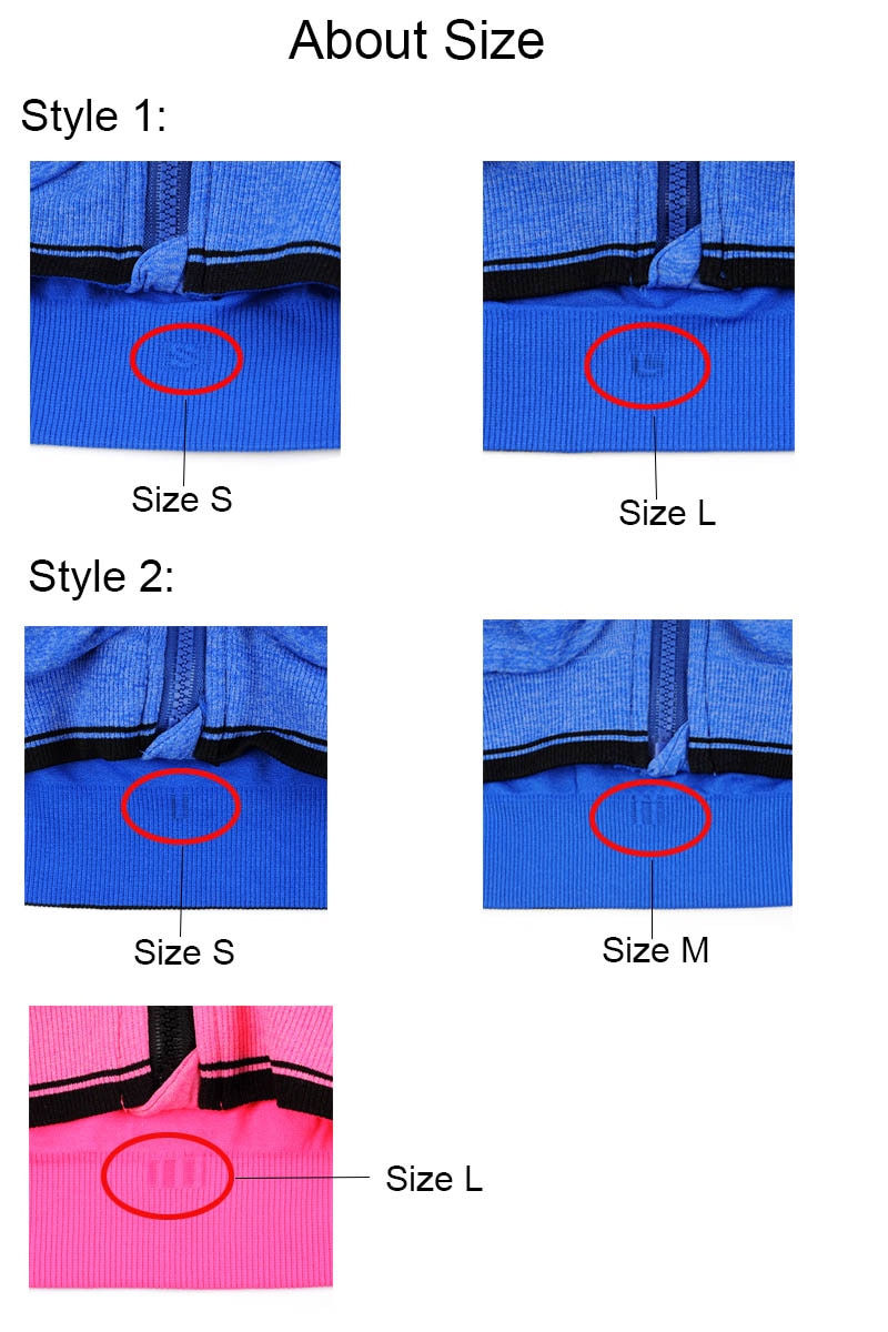 VEQKING Front Zipper Women Sports Bras,Breathable Wirefree Padded Push Up Sports Top,Fitness Gym Yoga Workout Bra Sports Bra Top