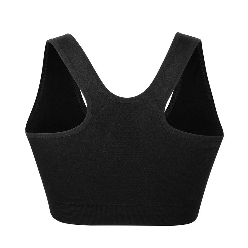 VEQKING Front Zipper Women Sports Bras,Breathable Wirefree Padded Push Up Sports Top,Fitness Gym Yoga Workout Bra Sports Bra Top