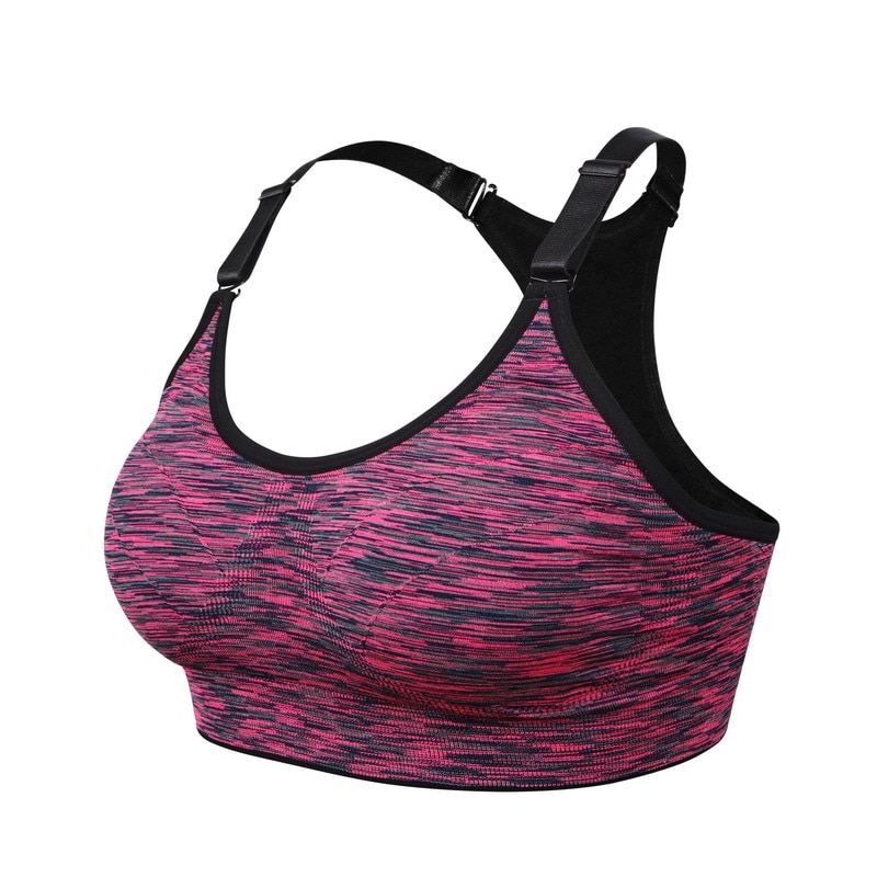 VEQKING Quick Dry Padded Sports Bra,Women Wirefree Adjustable Fitness Top Sport Brassiere,Push Up Seamless Running Yoga Bra VEQKING Quick Dry Padded Sports Bra,Women Wirefree Adjustable Fitness Top Sport Brassiere,Push Up Seamless Running Yoga Bra