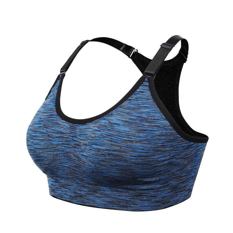 VEQKING Quick Dry Padded Sports Bra,Women Wirefree Adjustable Fitness Top Sport Brassiere,Push Up Seamless Running Yoga Bra VEQKING Quick Dry Padded Sports Bra,Women Wirefree Adjustable Fitness Top Sport Brassiere,Push Up Seamless Running Yoga Bra