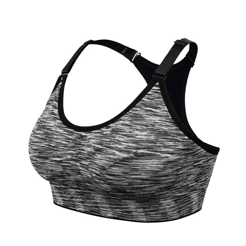 VEQKING Quick Dry Padded Sports Bra,Women Wirefree Adjustable Fitness Top Sport Brassiere,Push Up Seamless Running Yoga Bra VEQKING Quick Dry Padded Sports Bra,Women Wirefree Adjustable Fitness Top Sport Brassiere,Push Up Seamless Running Yoga Bra