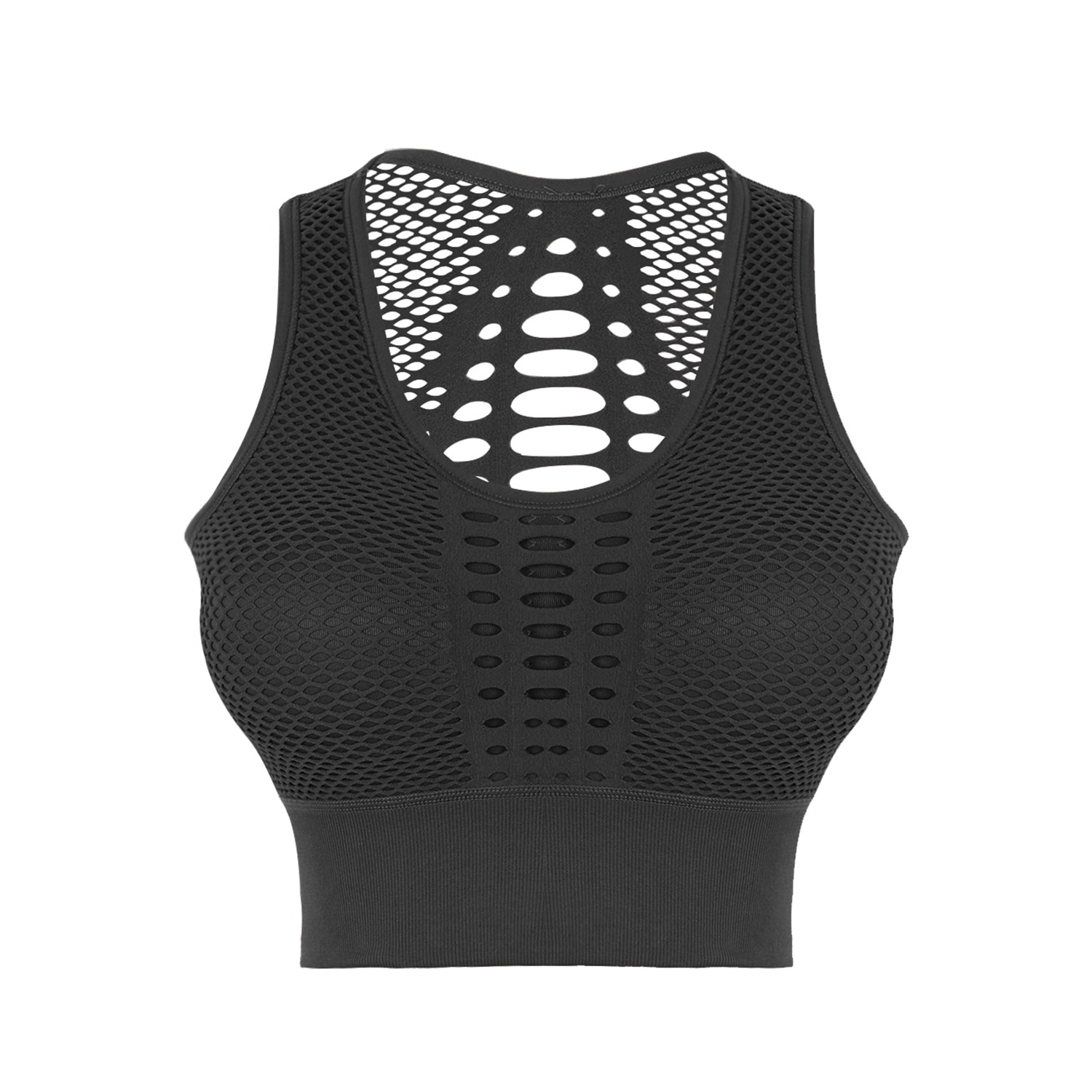 2020 Seamless Sports Bra Top Fitness Women Racerback Running Crop Tops Workout Padded Yoga Bra High Impact Activewear