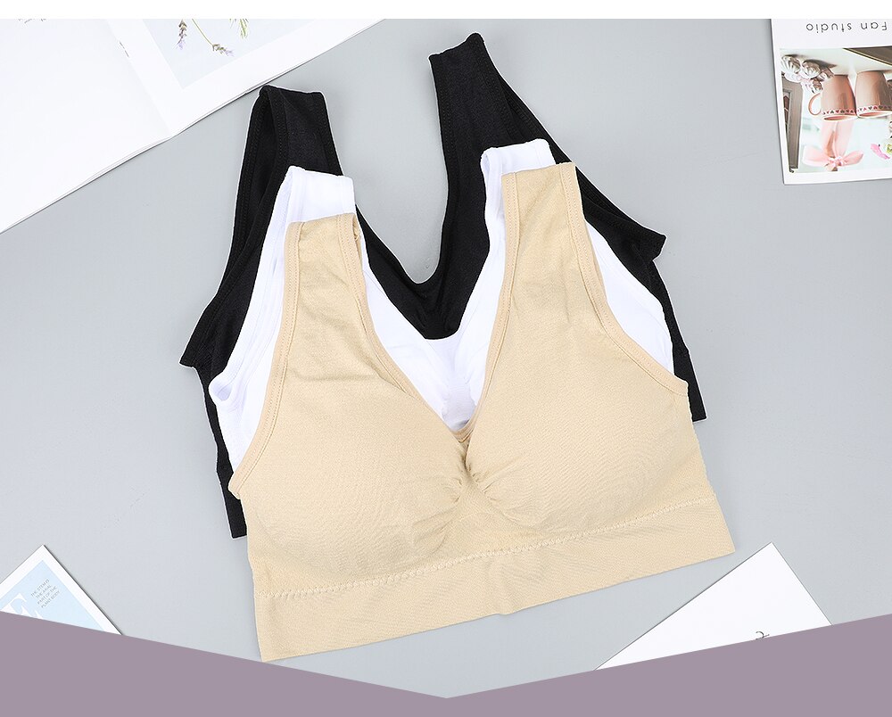 top sports bras bralette crop top fitness gym running sportswear women's underwear push up brassiere plus size Yoga bra BH