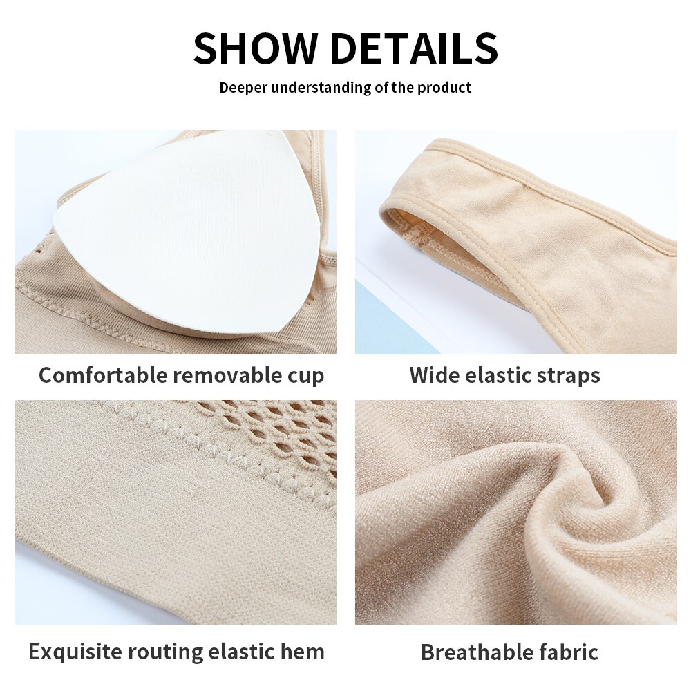 top sports bras bralette crop top fitness gym running sportswear women's underwear push up brassiere plus size Yoga bra BH