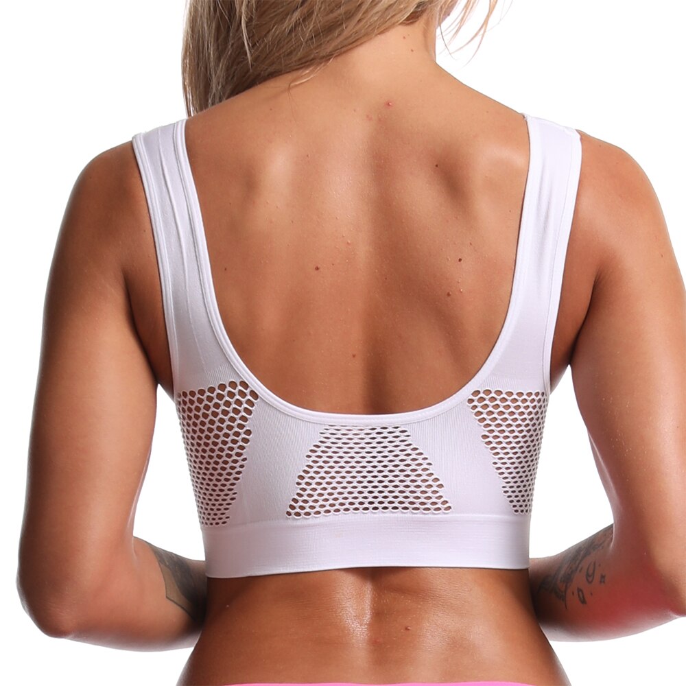 top sports bras bralette crop top fitness gym running sportswear women's underwear push up brassiere plus size Yoga bra BH