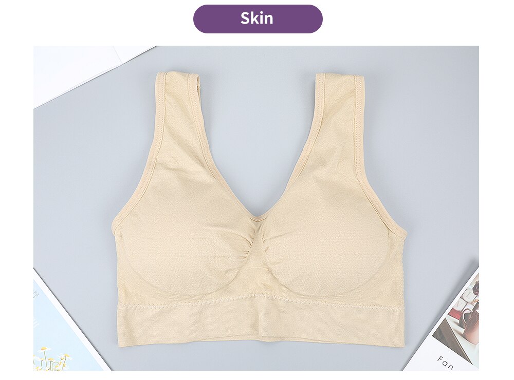 top sports bras bralette crop top fitness gym running sportswear women's underwear push up brassiere plus size Yoga bra BH