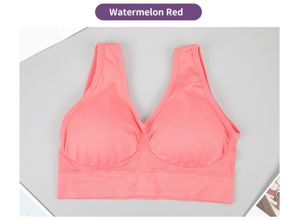 top sports bras bralette crop top fitness gym running sportswear women's underwear push up brassiere plus size Yoga bra BH