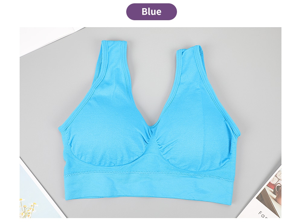 top sports bras bralette crop top fitness gym running sportswear women's underwear push up brassiere plus size Yoga bra BH