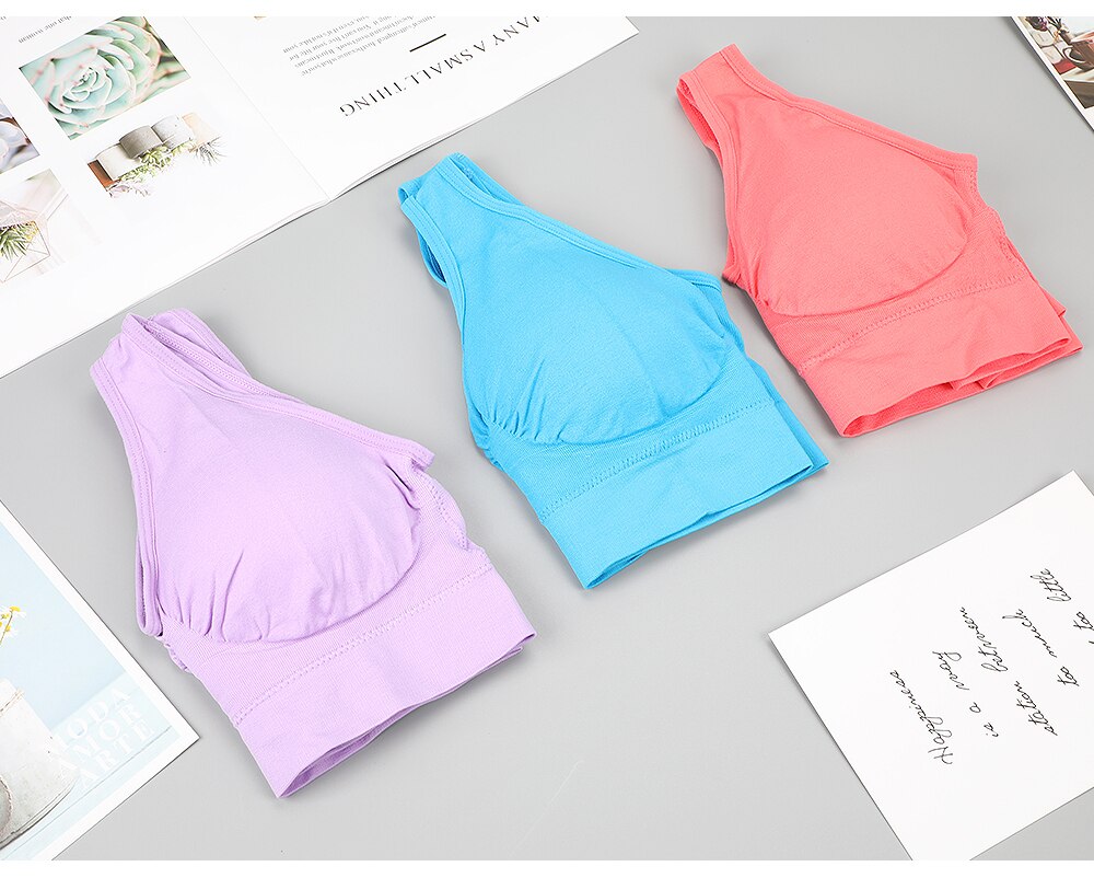 top sports bras bralette crop top fitness gym running sportswear women's underwear push up brassiere plus size Yoga bra BH