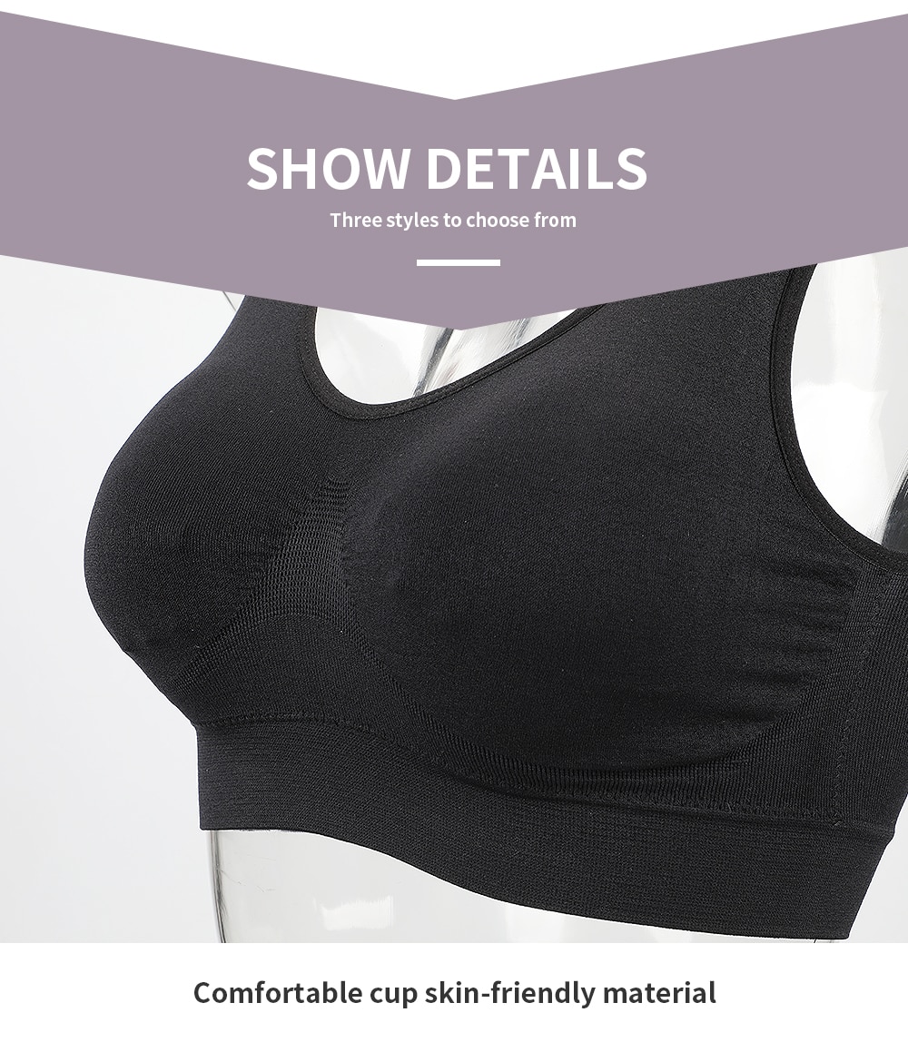 top sports bras bralette crop top fitness gym running sportswear women's underwear push up brassiere plus size Yoga bra BH