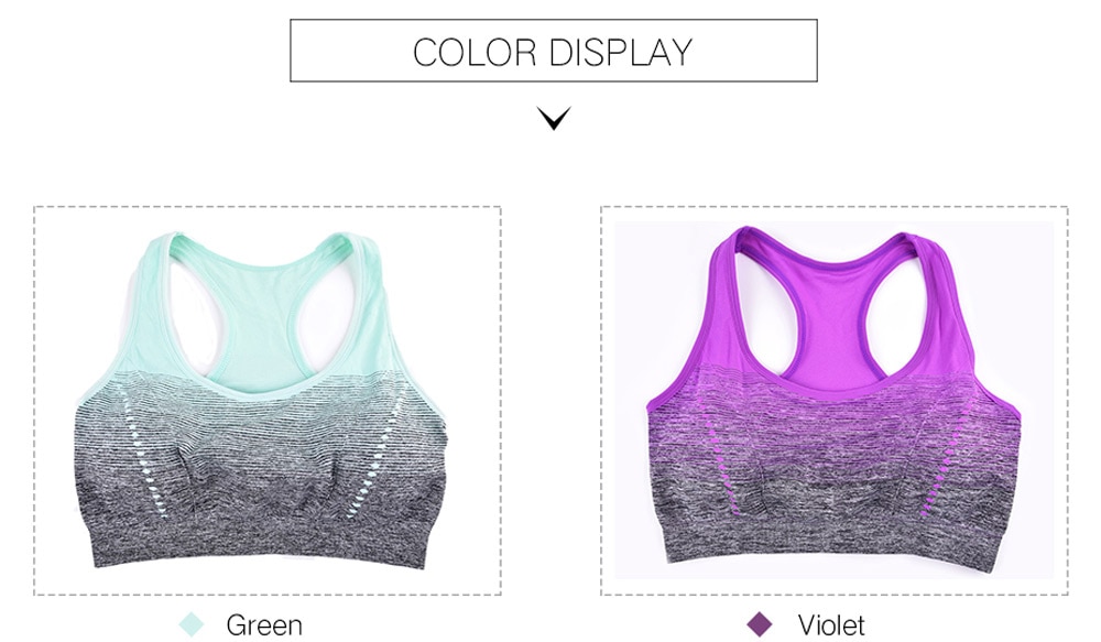 Sports Bra High Stretch Breathable Top Fitness Women Padded for Running Yoga Gym Seamless Crop Bra Gradient Sport Bra Sports Bra High Stretch Breathable Top Fitness Women Padded for Running Yoga Gym Seamless Crop Bra Gradient Sport Bra