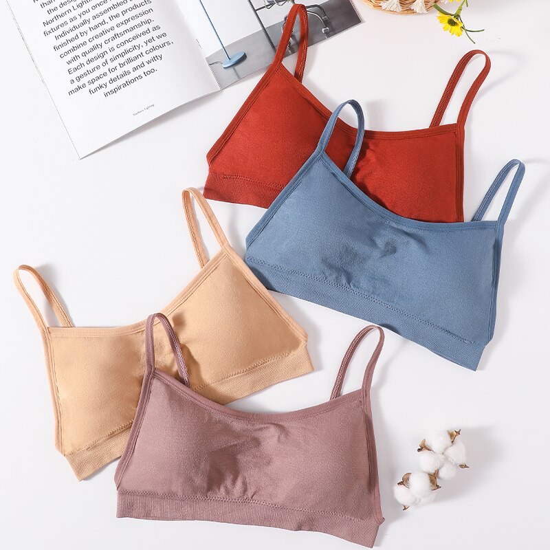 Women Sexy Crop Tops Tube Top Female Streetwear Sleeveless Camis Seamless Sports Lingerie Tee Bra Crop Top Bandeau Top Tank