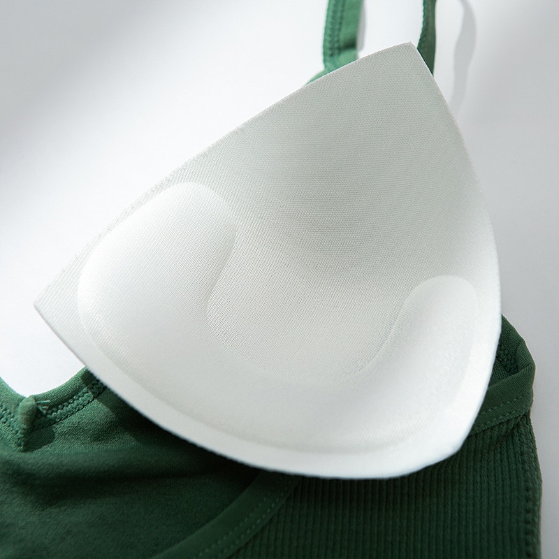 Women Sexy Crop Tops Tube Top Female Streetwear Sleeveless Camis Seamless Sports Lingerie Tee Bra Crop Top Bandeau Top Tank