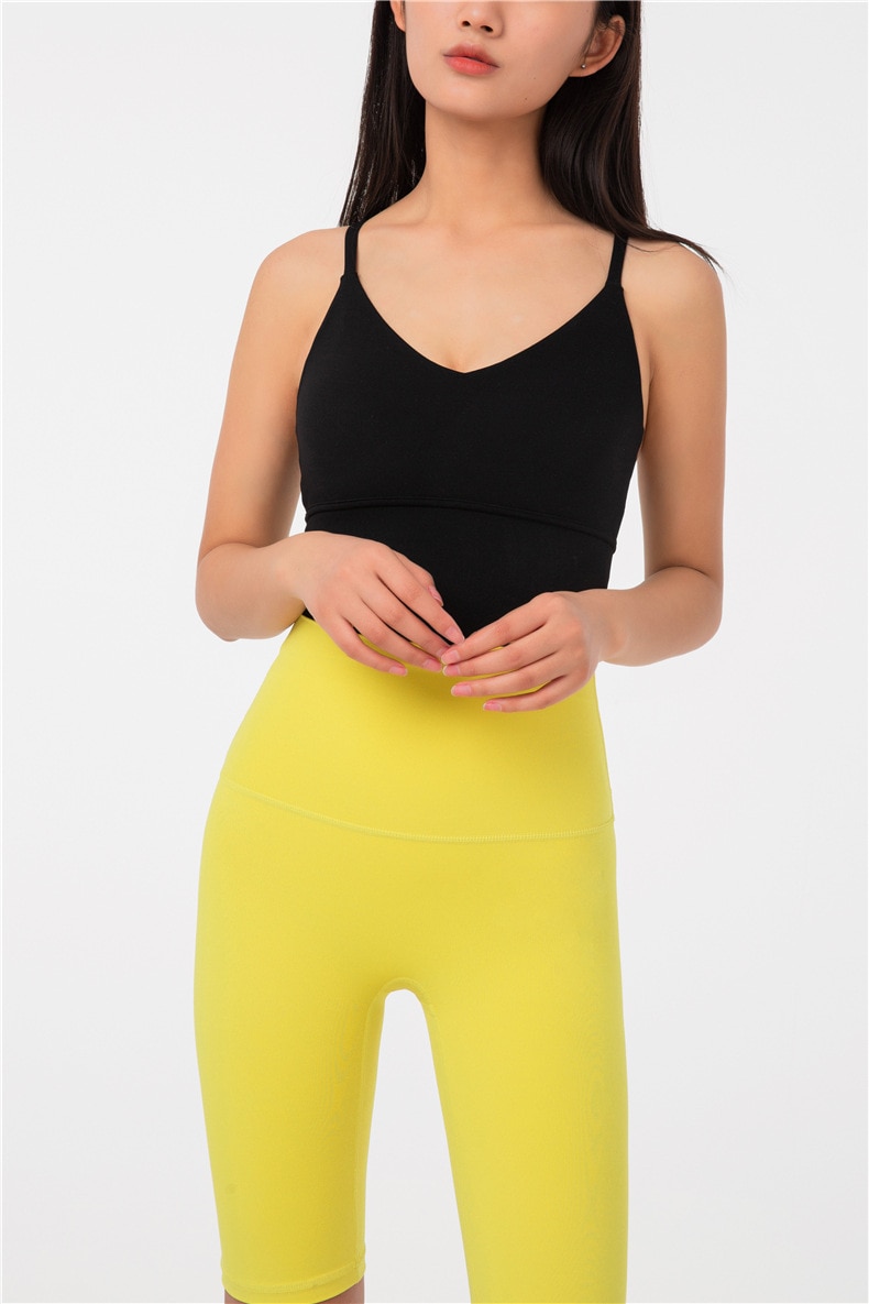 Yoga Tank Crop Tops Sports Bra Vest T-Shirt Women Tummy Control Gym Active Running Athletic Push Up Walking Wear Tube Workout Yoga Tank Crop Tops Sports Bra Vest T-Shirt Women Tummy Control Gym Active Running Athletic Push Up Walking Wear Tube Workout
