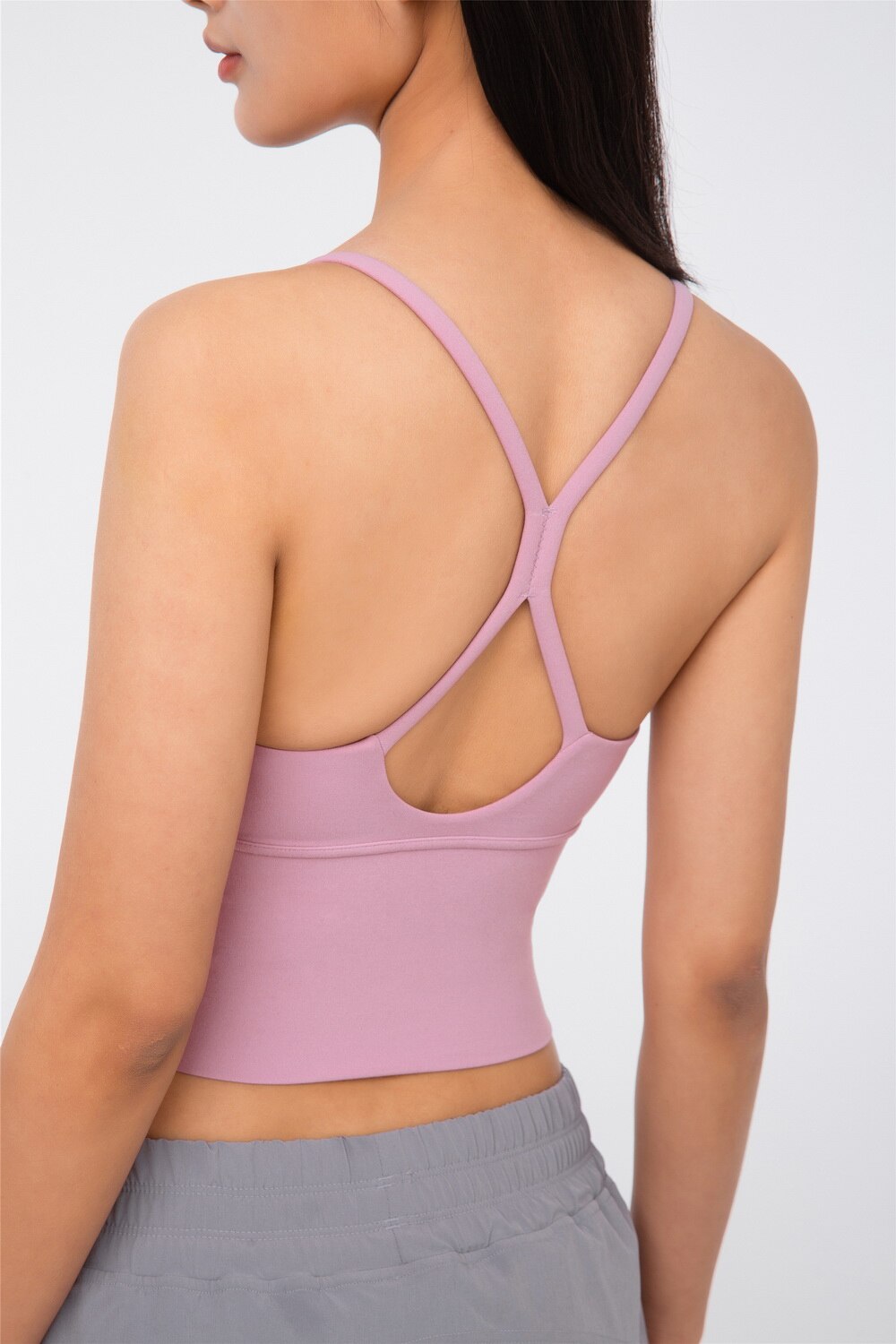 Yoga Tank Crop Tops Sports Bra Vest T-Shirt Women Tummy Control Gym Active Running Athletic Push Up Walking Wear Tube Workout Yoga Tank Crop Tops Sports Bra Vest T-Shirt Women Tummy Control Gym Active Running Athletic Push Up Walking Wear Tube Workout