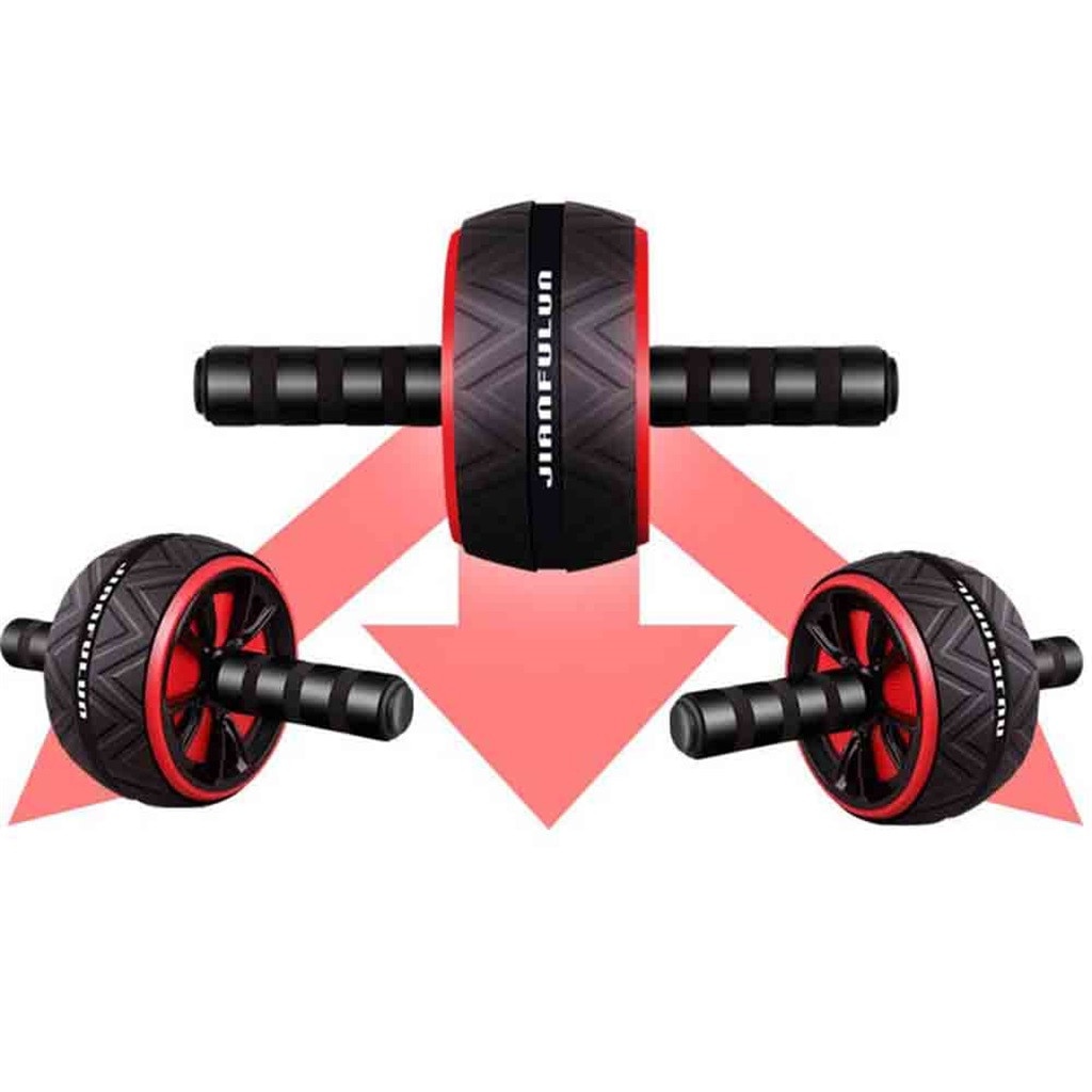Large Silent Tpr Abdominal Wheel Roller Abdomen Wheel Roller Core Exercise Roller Wheel Abdominal Exercise Wheel Home#35