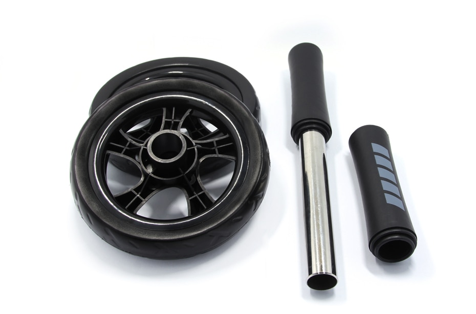 Muscle Exercise Equipment Home Fitness Equipment Double Wheel Abdominal Power Wheel Ab Roller Gym Roller Trainer Training