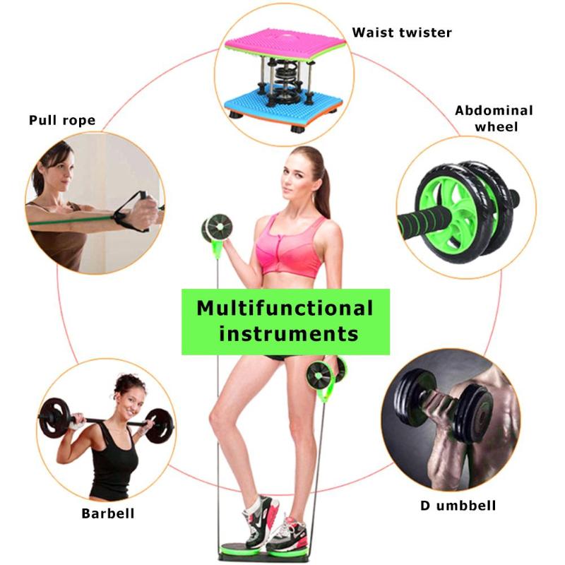 AB Wheels Roller Stretch Elastic Abdominal Resistance Pull Rope Tool  Abdominal Muscle Trainer Exercise Home Fitness Equipment