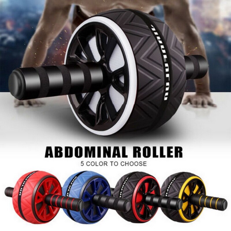 2020 New Ab Roller No Noise Abdominal Wheel Ab Roller Stretch Trainer For Arm Waist Leg Exercise Gym Fitness Equipment
