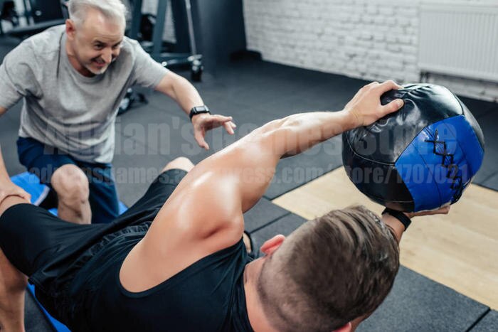 Crossfit Medicine Ball Home Fitness Wall Ball Exercise Weightlifting 35cm Empty