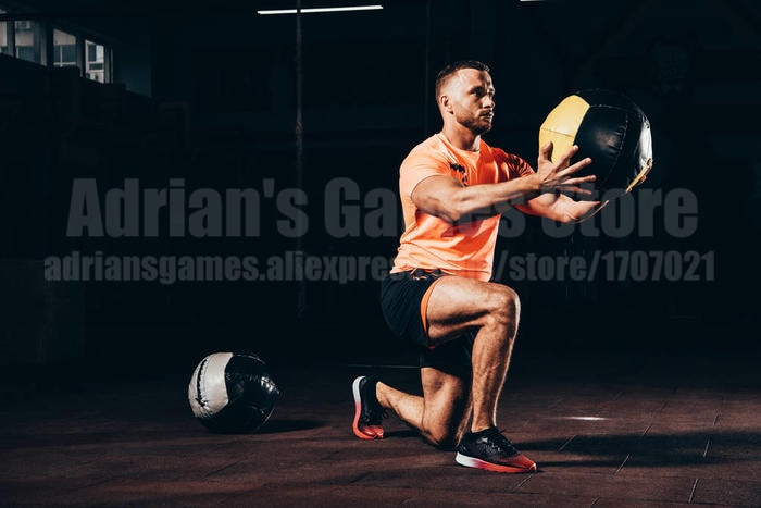 Crossfit Medicine Ball Home Fitness Wall Ball Exercise Weightlifting 35cm Empty