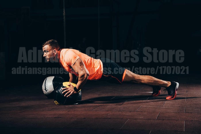 Crossfit Medicine Ball Home Fitness Wall Ball Exercise Weightlifting 35cm Empty