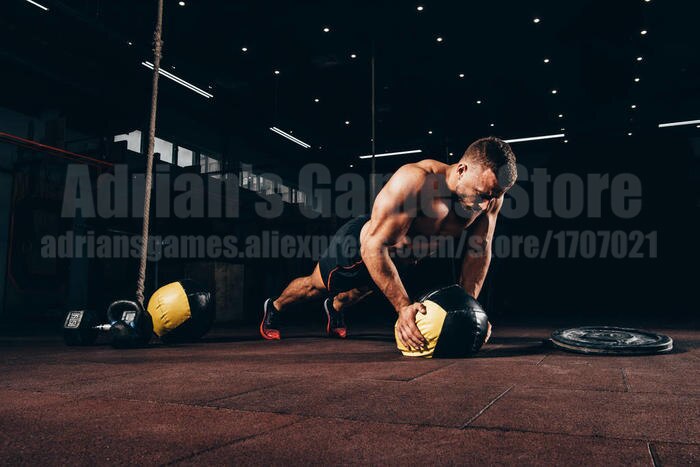 Crossfit Medicine Ball Home Fitness Wall Ball Exercise Weightlifting 35cm Empty