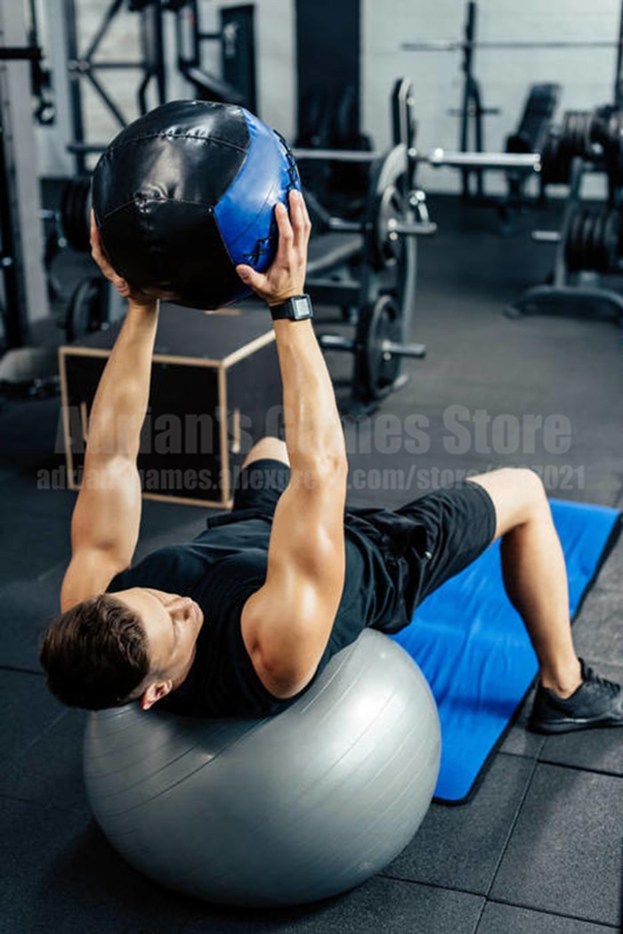 Crossfit Medicine Ball Home Fitness Wall Ball Exercise Weightlifting 35cm Empty