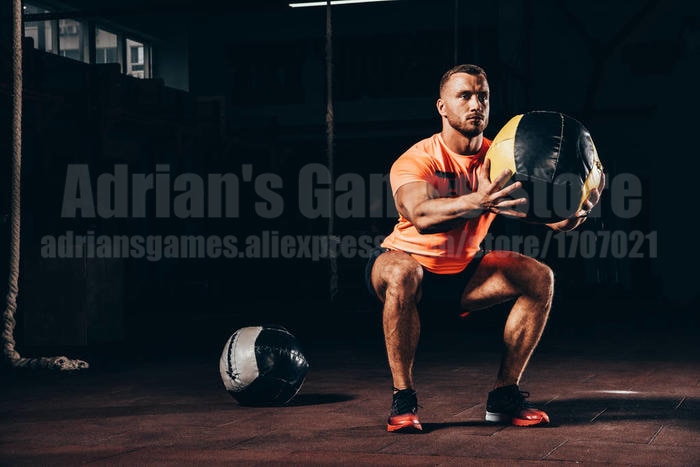 Crossfit Medicine Ball Home Fitness Wall Ball Exercise Weightlifting 35cm Empty