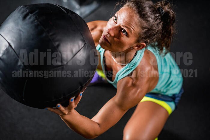 Crossfit Medicine Ball Home Fitness Wall Ball Exercise Weightlifting 35cm Empty