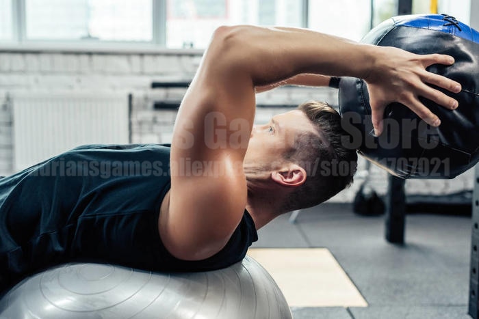 Crossfit Medicine Ball Home Fitness Wall Ball Exercise Weightlifting 35cm Empty