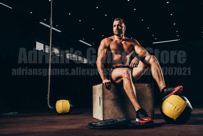 Crossfit Medicine Ball Home Fitness Wall Ball Exercise Weightlifting 35cm Empty