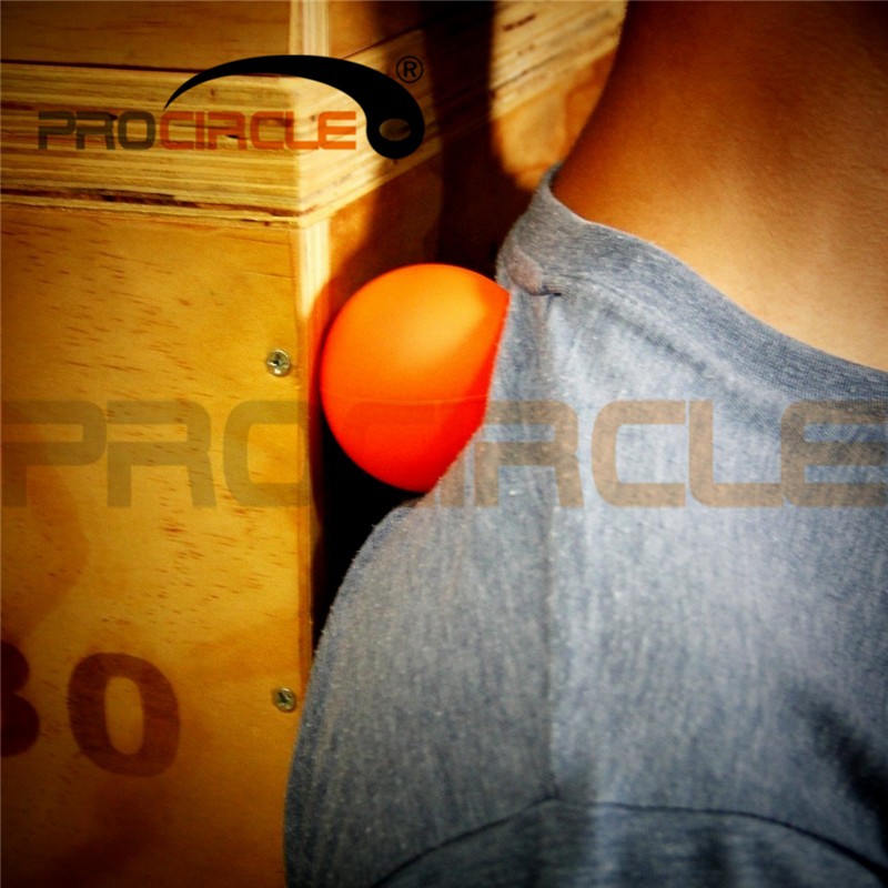 ProCircle Fitness Massage Ball 100% Rubber Hockey Lacrosse Ball 64mm Trigger Point Relaxation Self Massage Free Shipping