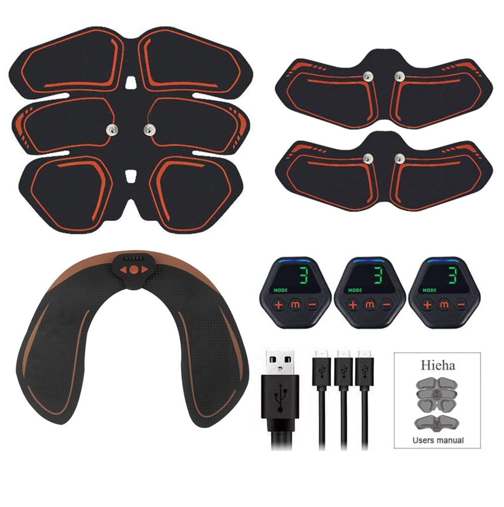EMS Abdominal Muscle Stimulator Hip Trainer Toner USB Abs Fitness Training Gear Machine Home Gym Weight Loss Body Slimming EMS Abdominal Muscle Stimulator Hip Trainer Toner USB Abs Fitness Training Gear Machine Home Gym Weight Loss Body Slimming