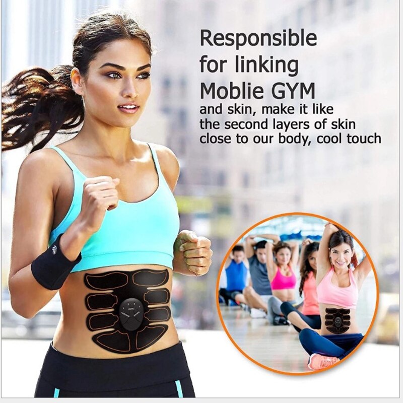 Muscle Stimulator EMS Smart Hip Trainer Wireless Buttock Abdomen Pad Arm Leg Toner Fitness Body Shaper Unisex Workout Equiment